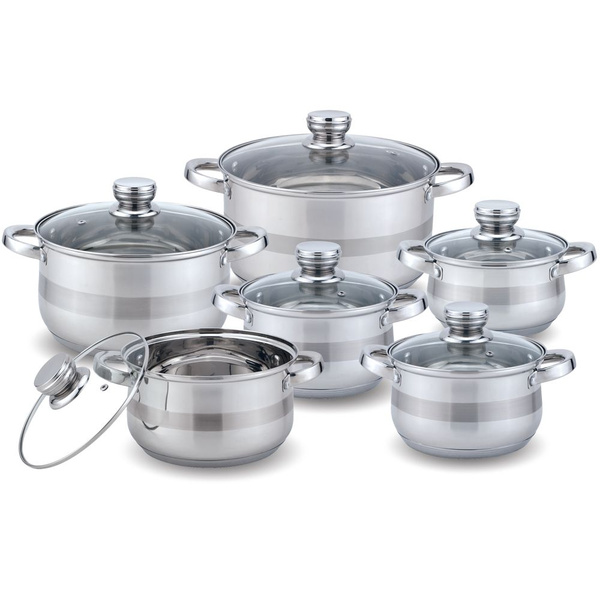 Набор посуды для приготовления KELLI, 12 предм. - купить с доставкой по ...