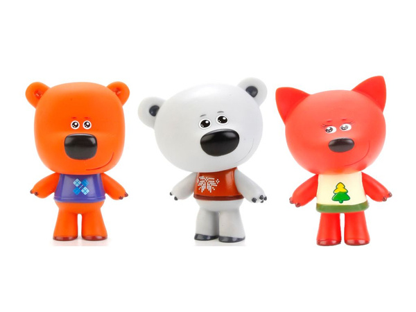 Набор игрушек для купания Мимимишки: Тучка, Кеша, Лисичка - купить с ...