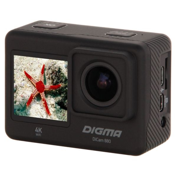 Экшн-камера Digma DiCam 880 Black купить по выгодной цене в интернет ...