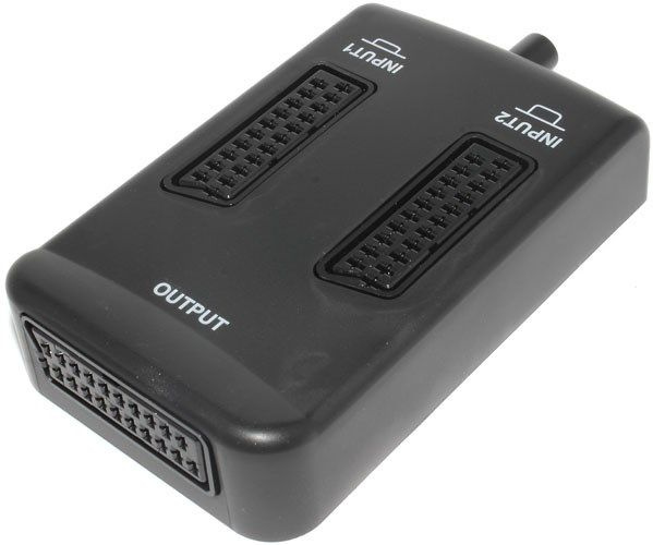 Разветвитель (переключатель) SCART - 2 x SCART, с кнопкой купить на ...