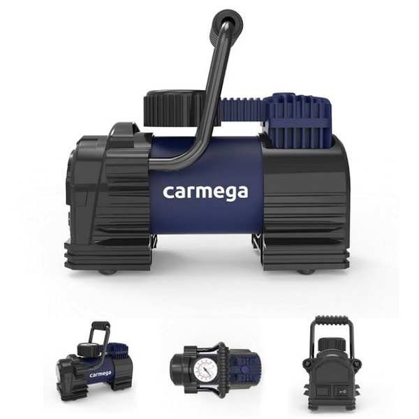 Компрессор (CARMEGA) AC-40 (10 атм,40 л/мин) 12V 10765 для шин по ...