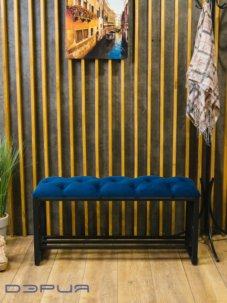 Банкетка банкетка Санта1, Микровелюр, 97х35х47 см - купить по доступным ...