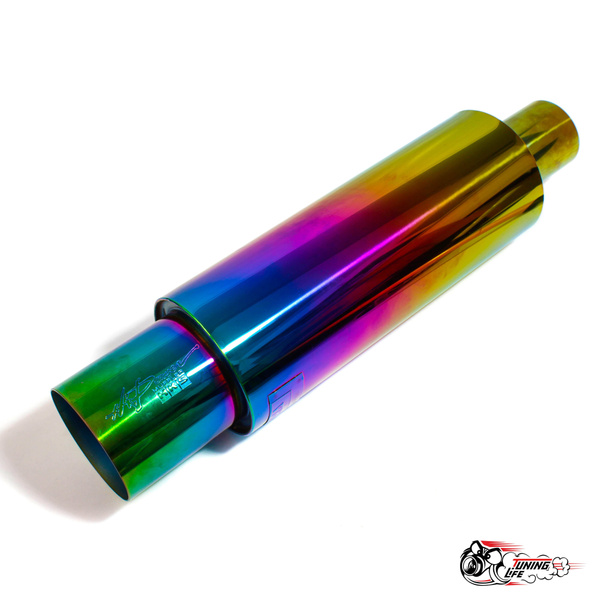 Глушитель HKS Hi-Power Neo Chrome (TITAN) 63мм вход/89мм выход ...