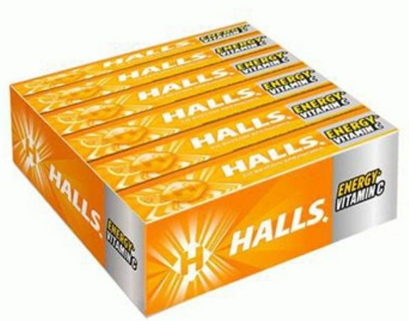 Леденцы Halls гранат и ягоды асаи 12 шт