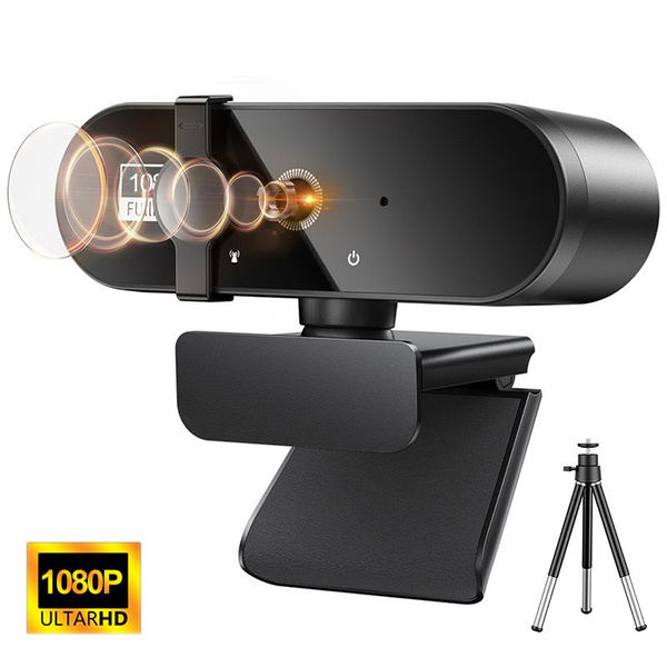 1080P веб камера для пк с микрофоном , usb вебкамера с штатив , мини ...