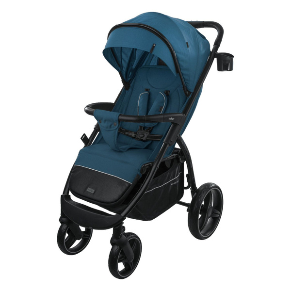 Коляска прогулочная детская Indigo Epica XL с большими колесами ...