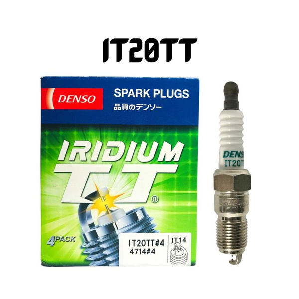 DENSO Свеча зажигания Iridium TT. Диам-14 мм, длина-17,5 мм, ключ-16