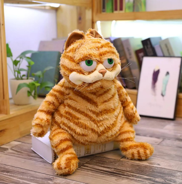 Мягкая плюшевая игрушка кот Гарфилд 45 см короткошерстный - купить с ...