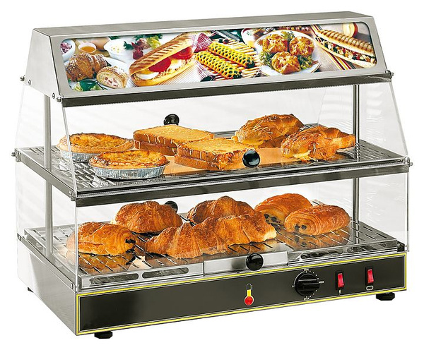 Витрина тепловая настольная Roller Grill WDL-200, 20-95 градусов, 0,65 ...