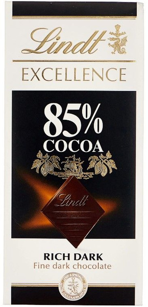 Шоколад Lindt Excellence темный 85% какао - купить с доставкой по ...