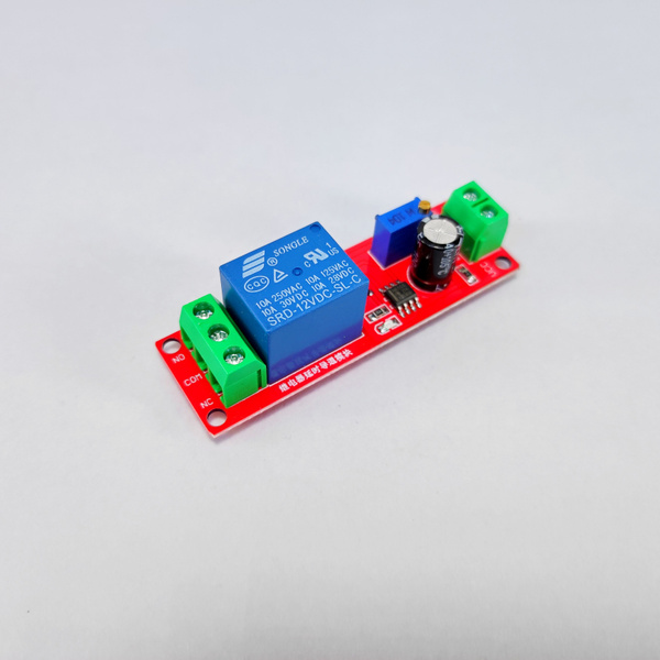 Реле-таймер с задержкой включения реле от 0 до 10 секунд 12V 10A ...