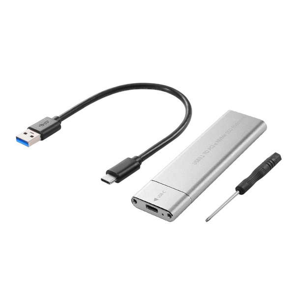 Адаптер корпуса SSD-накопителя M.2 NVMe, 10 Гбит/с, USB C 3.1 Gen2 ...