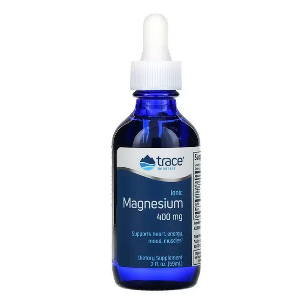 Trace Minerals Магний ионный, Ionic Magnesium 400 мг 59 мл - купить с ...