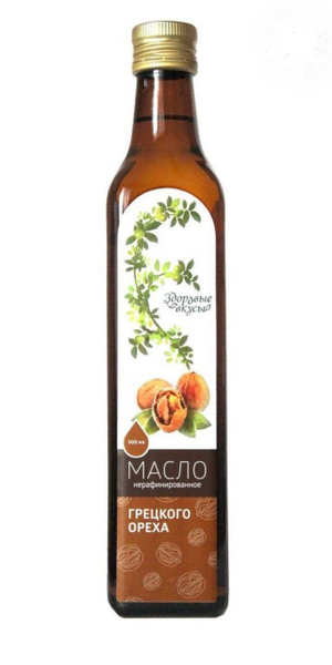 Здоровые вкусы Масло Альфа грецкий орех 0, 25л - купить с доставкой по ...