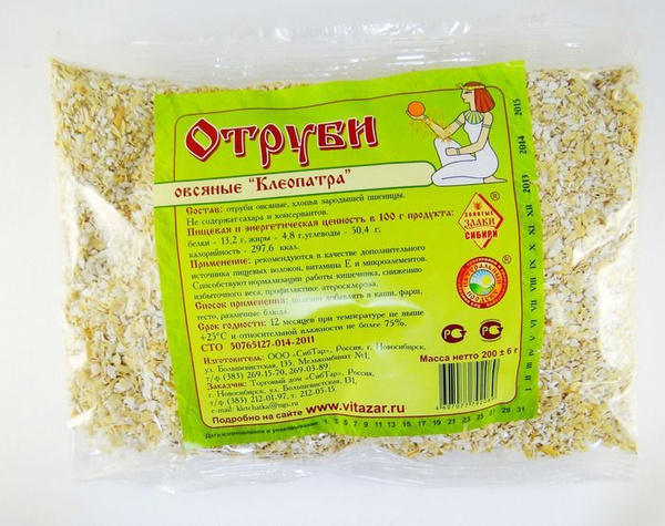 Отруби овсяные Озон