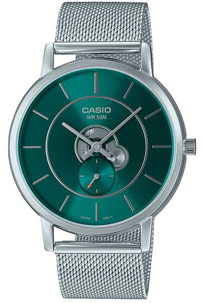 Мужские кварцевые наручные часы Casio MTP-B130M-3A с браслетом ...