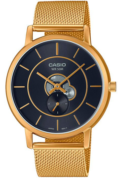 Мужские кварцевые наручные часы Casio MTP-B130MG-1A с браслетом ...