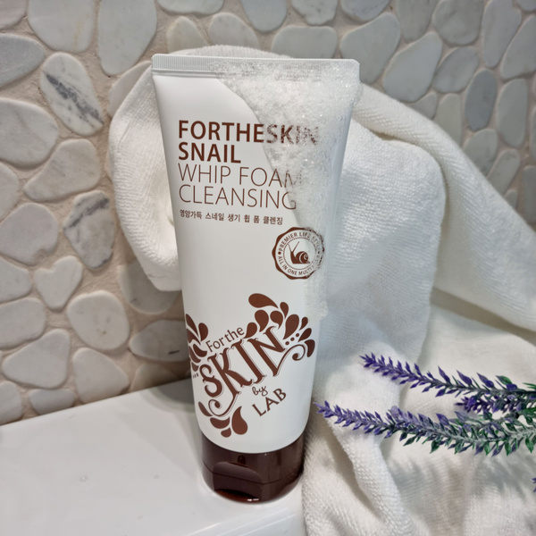 Пенка для умывания с улиткой For the skin Snail Whip Foam Cleansing 180 ...