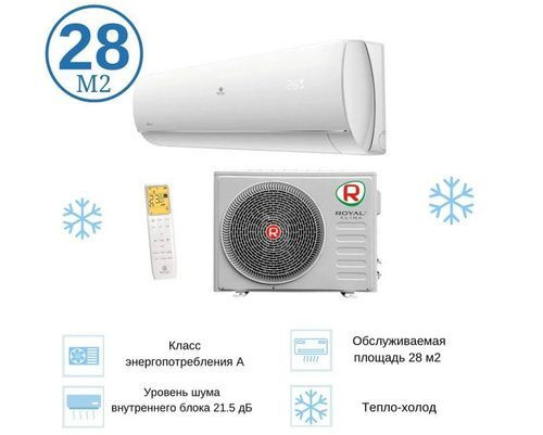 Настенный кондиционер сплит-система ROYAL Clima RC-PD28HN, 28м2 ...