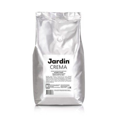 Jardin Кофе в зернах Крема, 1 кг - купить с доставкой по выгодным ценам ...