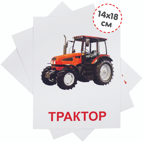 Обучающие карточки Домана "Транспорт" Всезнайка KoroBoom, 20 больших ...