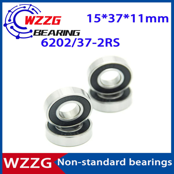 WZZG 4шт Высококачественный нестандартный подшипник 6202/37-2RS 15*37 ...