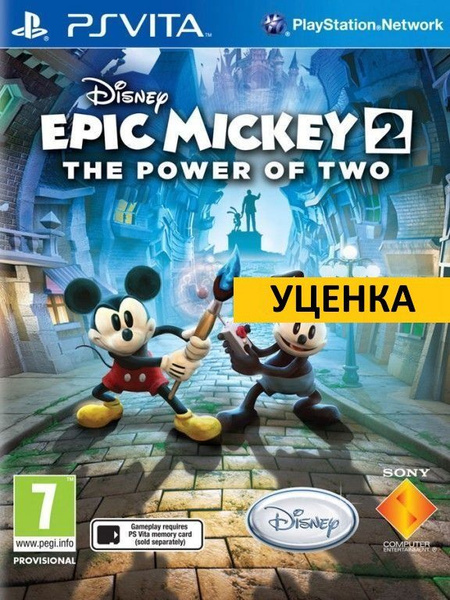Игра Disney Epic Mickey 2 The Power of Two Две Легенды PS Vita Уценка ...
