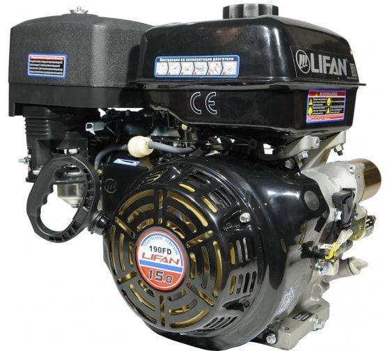 Двигатель LIFAN 190FD D25, 18А - купить с доставкой по выгодным ценам в ...