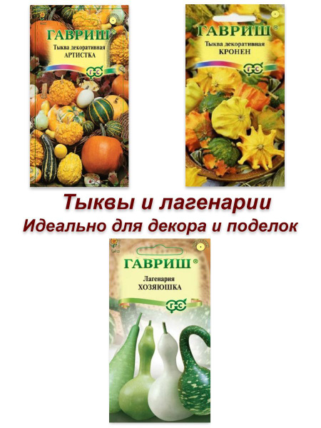 Тыквы декоративные, Лагенария Гавриш семена декоративной тыквы и ...