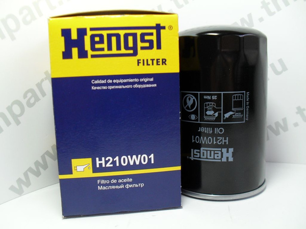 Фильтр масляный Hengst Фильтр системы масляной арт.H210W01 - купить по ...