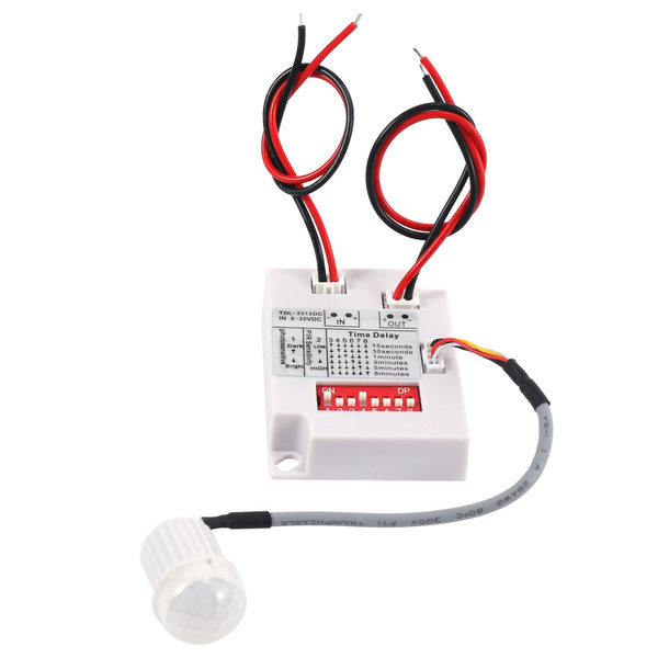 12 В 24 В PIR датчик движения переключатель ИК инфракрасный ...