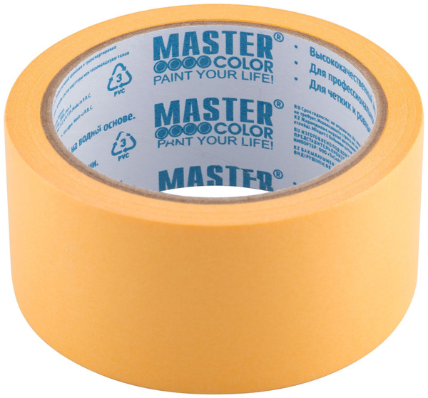 Малярная лента MASTER COLOR Лента малярная 48 мм 25 м, 1 шт - купить с ...