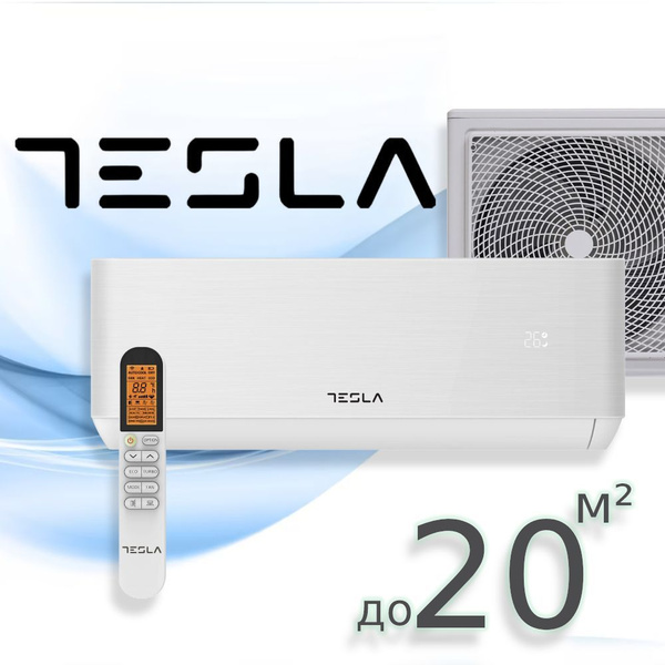 Настенная сплит-система On/Off Tesla TT22X71-07410A, R410A, 7000 BTU, A ...