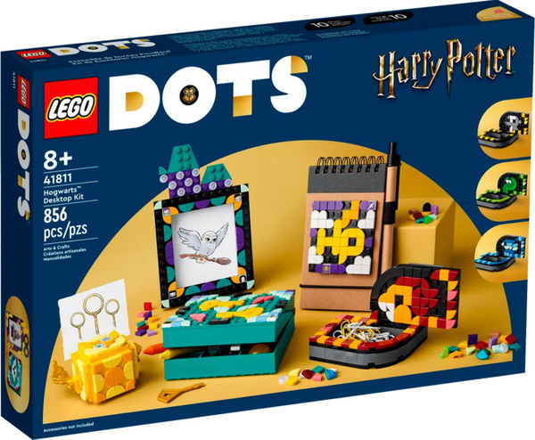 Конструктор LEGO DOTS Настольный комплект Хогвартс, 856 деталей, 8 ...