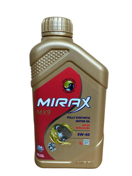 Масло моторное MIRAX 5W-40 Синтетическое - купить в интернет-магазине ...