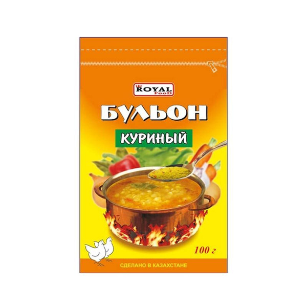 Бульон для супа приправа куриный-3шт Казахстан Royal Food/ куриный ...