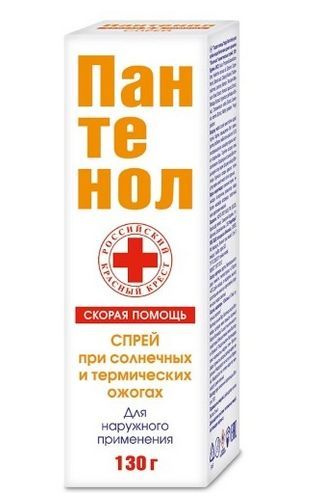 Пантенол спрей для лица и тела при солнечных ожогах, СКОРАЯ ПОМОЩЬ ...