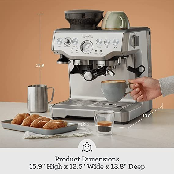 Автоматическая кофемашина Breville BES870, серебристый купить по ...