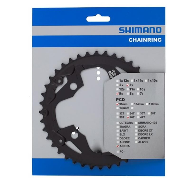 Звездочка на велосипед Shimano передняя для FC-M3000 40T-AX - купить с ...