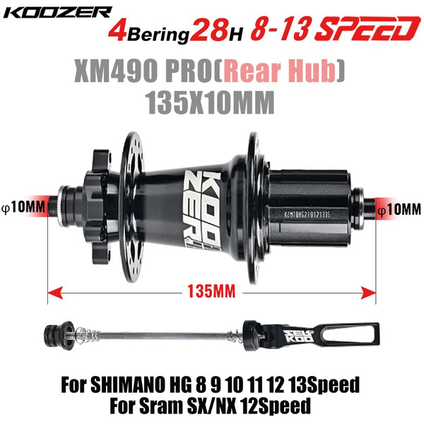 KOOZER XM490PRO Ступица подшипника горного велосипеда Стальная втулка ...