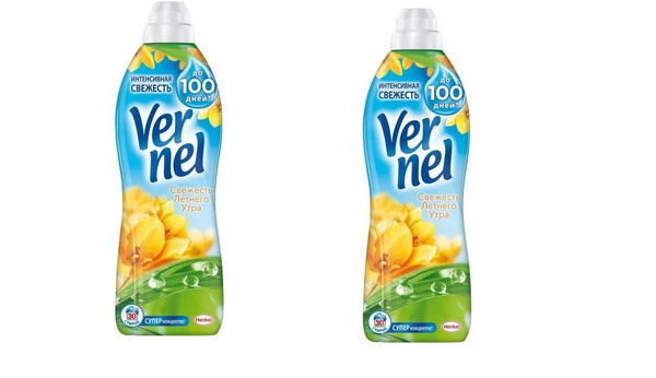 Кондиционер для белья Vernel (Вернель) Свежесть летнего утра, 910мл х ...
