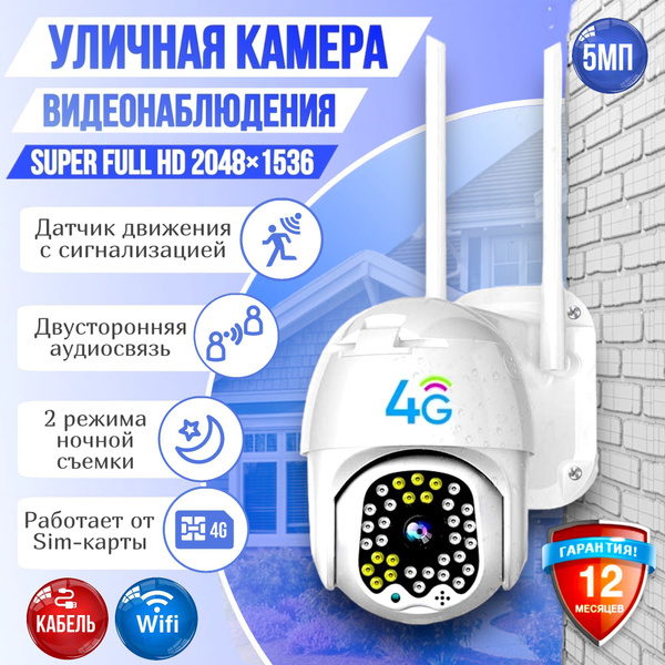 Скрытая камера видеонаблюдения 4G 1920×1080 Full HD - купить по низким ...