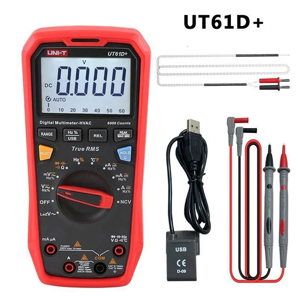 Цифровой мультиметр UNI - T UT61D + купить на OZON по низкой цене ...