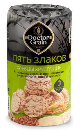 Хлебцы DOCTOR GRAIN Доктор Граин 5 злаков, 80г - купить с доставкой по ...