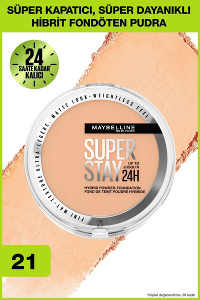 Maybelline New York Superstay-Гибридная пудра-основа 21 - купить с ...