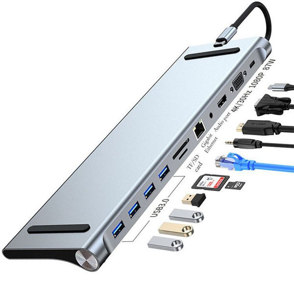 Type-C HUB для 11 В 1 Док-станция Для IPad Macbook Air Универсальный ...