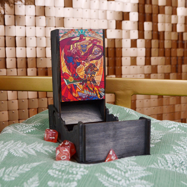 Башня для кубиков "Варкрафт. Витраж" / dungeon and dragons / dice tower ...