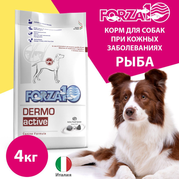 Forza10 корм при кожных заболеваниях для собак с рыбой и картофелем ...