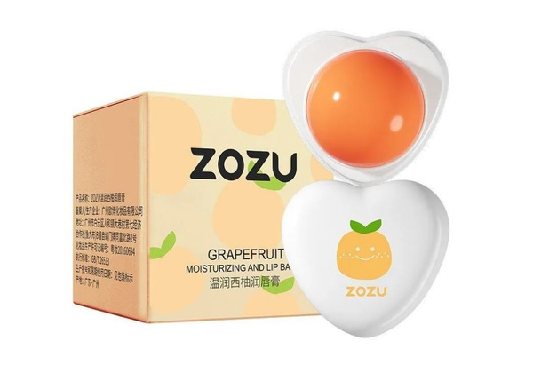ZOZU Grapefruit Lip Bal Бальзам для губ, тинт увлажняющий Грейпфрут, 5 ...