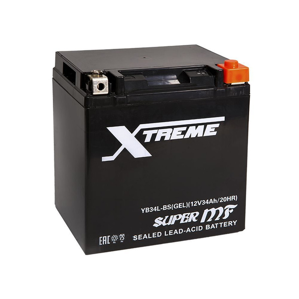 Мото аккумулятор для снегохода Xtreme YB34L-BS GEL (34Ah) купить на ...